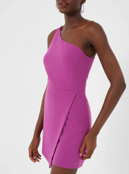 French Connection One Shoulder Envelope Dress