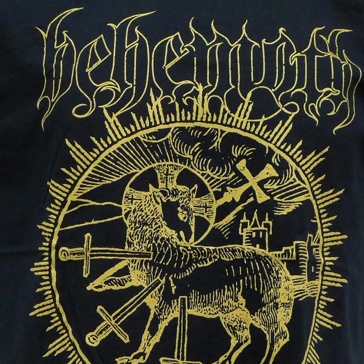 Goat Cross Behemoth - Powerful Symbol with Inverted Cross