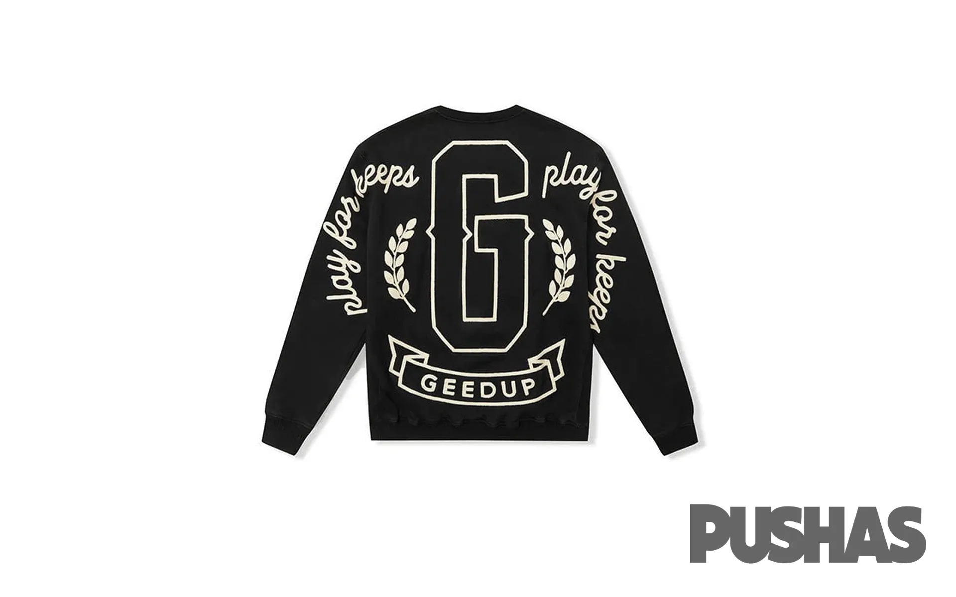 G/PFK Script Crewneck Black - Buy Now