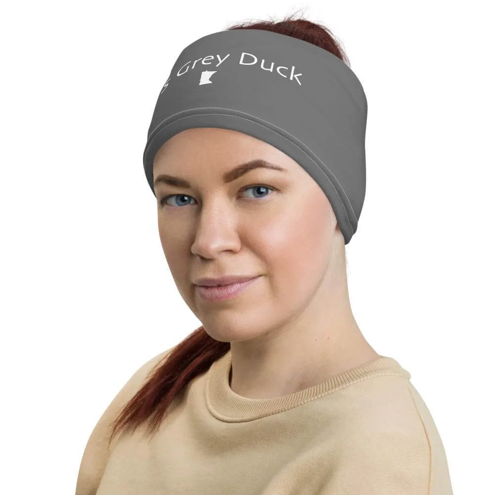 Grey Duck Neck Gaiter, Face Mask, Bandana - Shop Now!