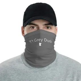 Grey Duck Neck Gaiter, Face Mask, Bandana - Shop Now!