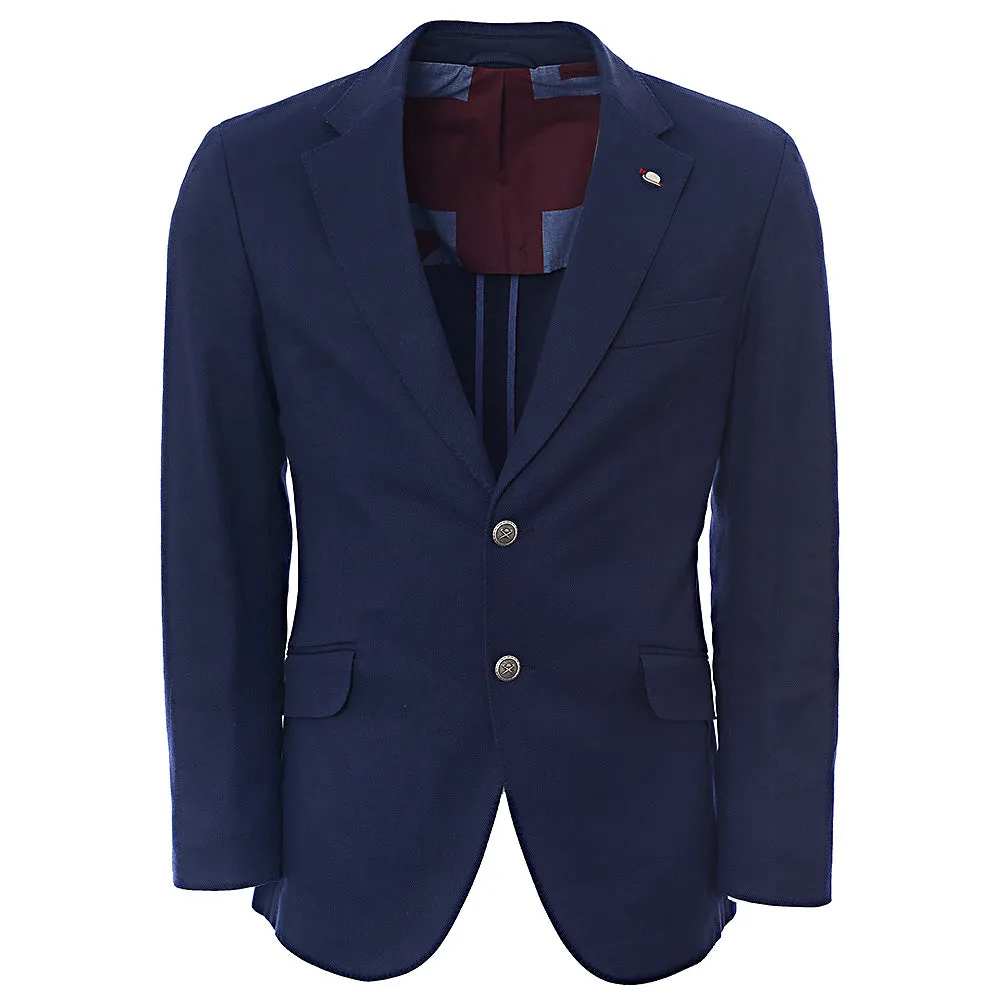 Hackett London Union Jack Blazer in Navy