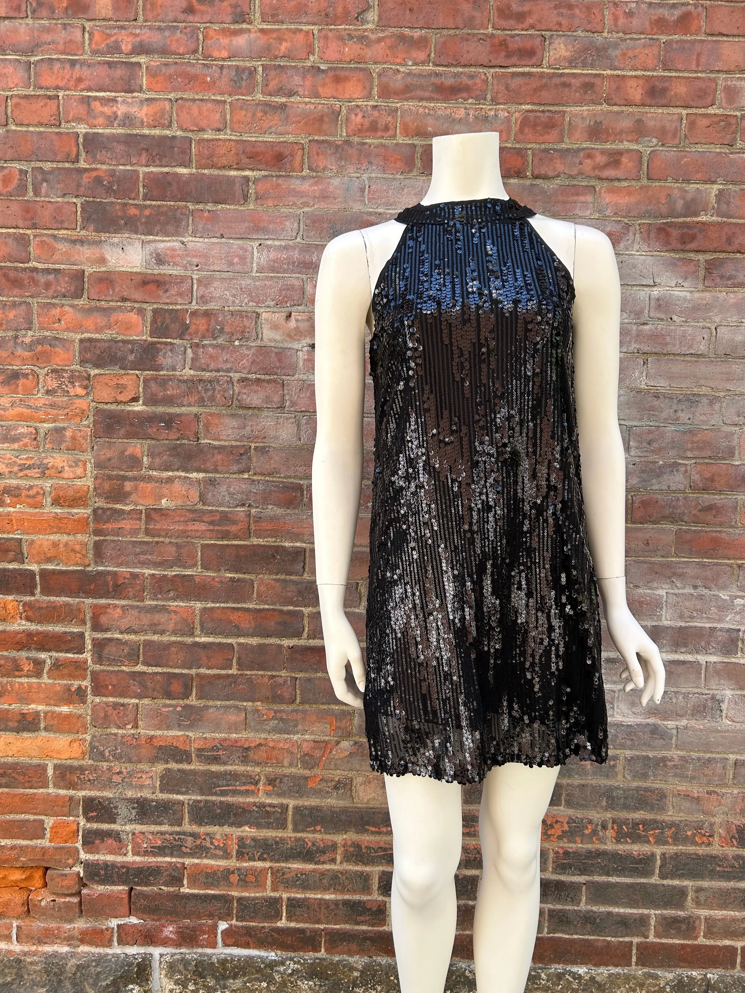 Halter Sequin Dress