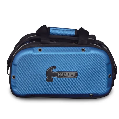 Hammer Carbon Shield Blue Bowling Bag Double Tote