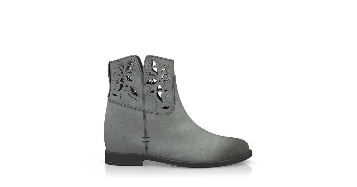 Hidden Wedge Ankle Boots 55603