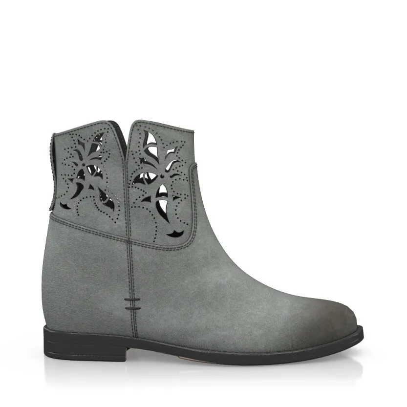 Hidden Wedge Ankle Boots 55603