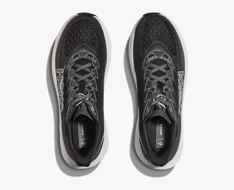 Hoka Men’s Mach 6 Athletic Shoes-Black/White *Wide Width**