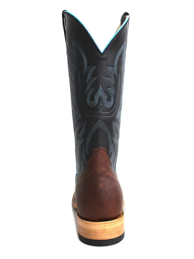 Horse Power Cognac Smooth Ostrich Boots