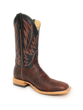 Horse Power Mens Cowboy Boots with Shrunken Shoulder Design