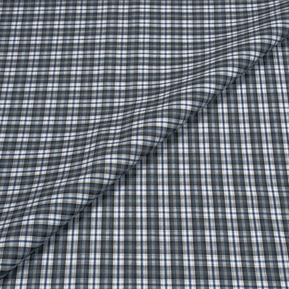 Hunt Melange Plaid Poplin Cotton Shirt MSC0823 - Shop Now