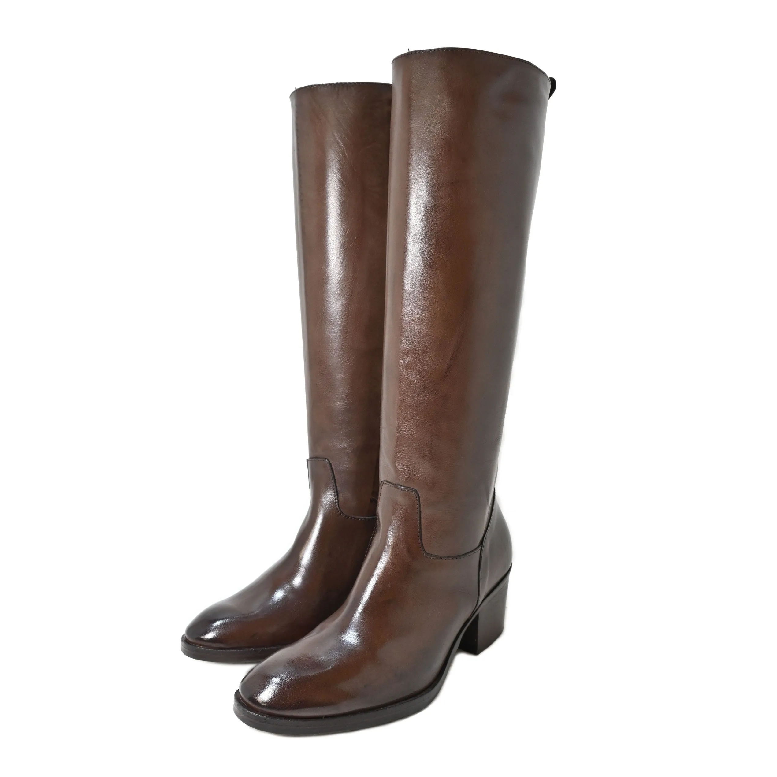 IDA 04 - boots leather MOKA