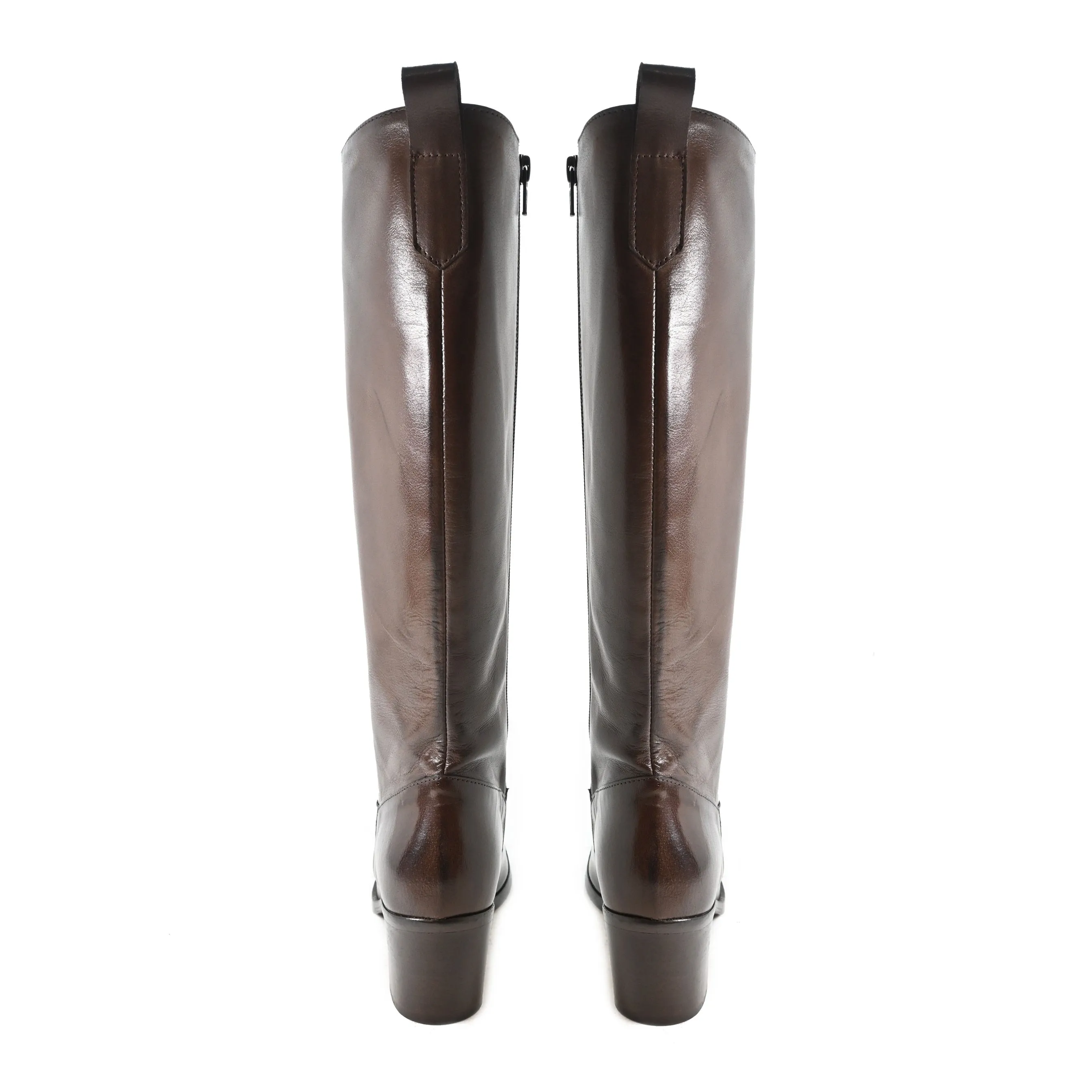 IDA 04 - boots leather MOKA