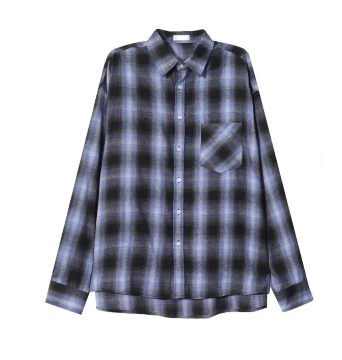 IONSEOUL | Gingham Checkered Patterns Unisex Street Fashion.