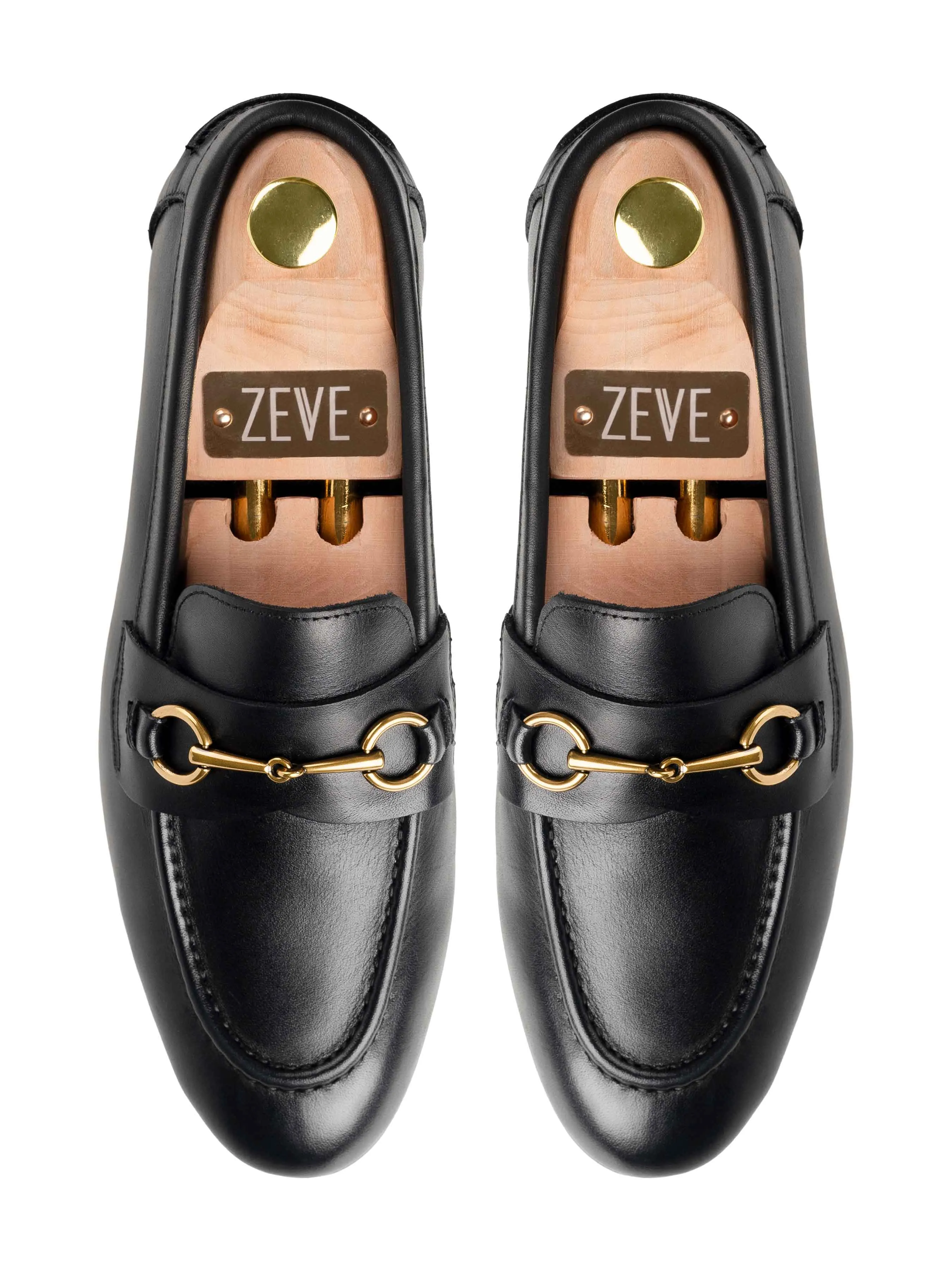 Ivan Horsebit Loafer - Black Leather