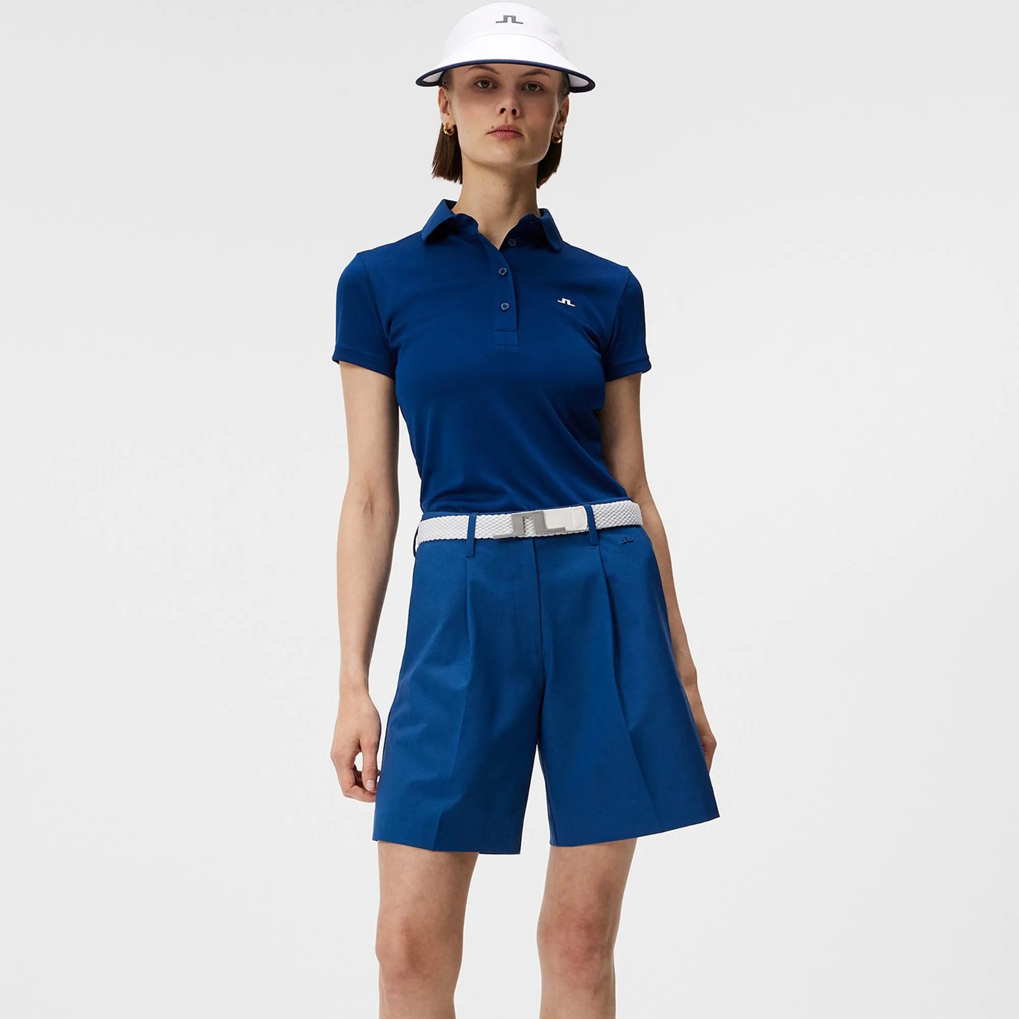 J Lindeberg Cassie Women's Golf Polo - Dazzle Wave | Estate