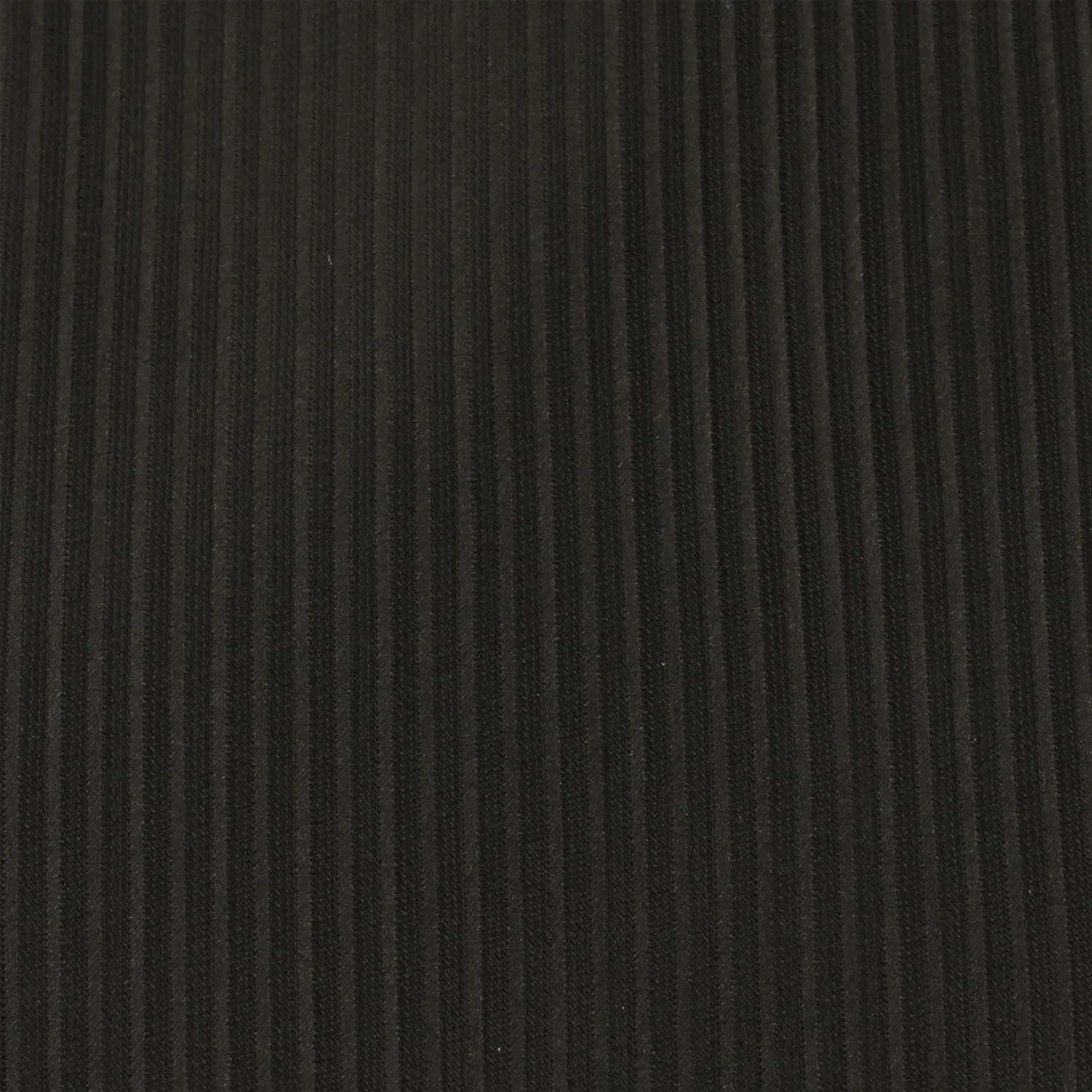 Jet Black Striped Pocket Square