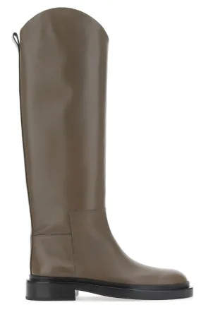 Jil Sander Round-Toe Knee-Length Boots