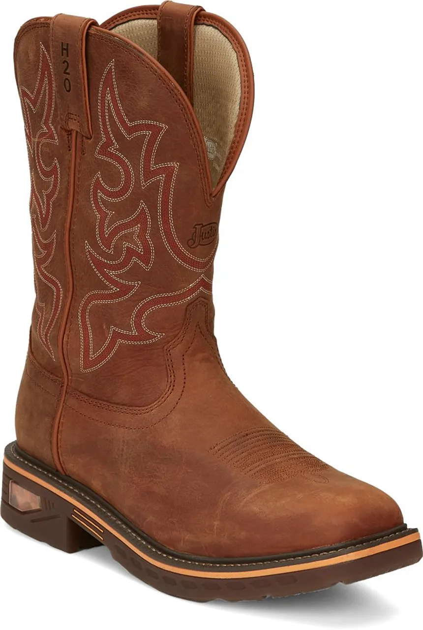 Justin Mens Boots CR4011  Resistor Russet