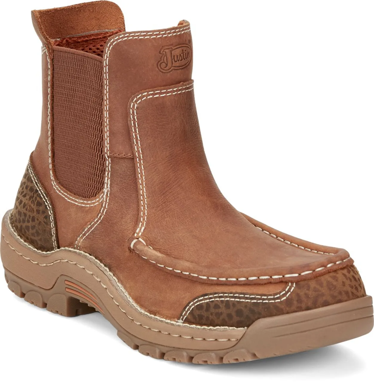 Justin Mens Boots SE254  Channing Barley Brown