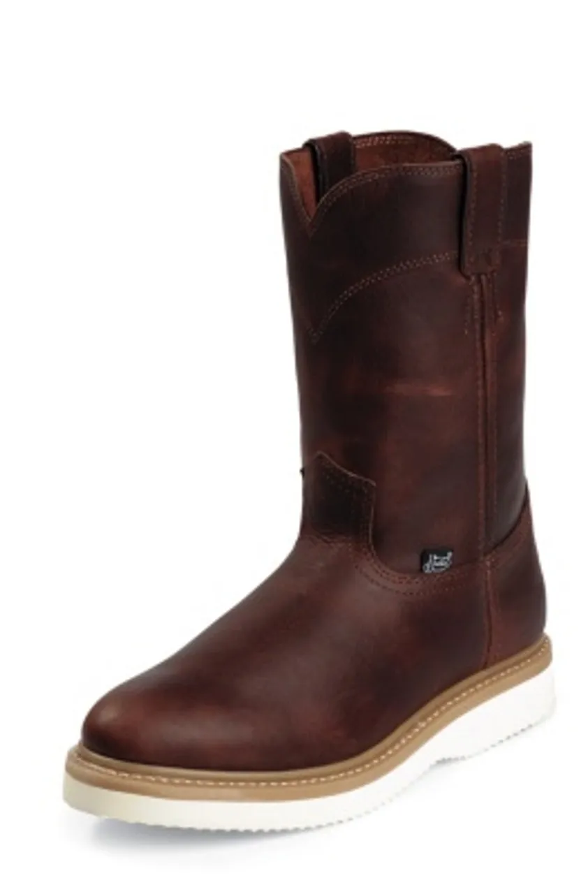 Justin Mens Boots WK4908 10 Axe" Light Brown