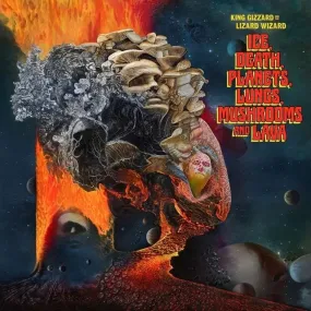 KING GIZZARD & THE LIZARD WIZARD 'ICE, DEATH, PLANETS, LUNGS, MUSHROOMS AND LAVA' Black Wax Vinyl 2LP - Recycled Material