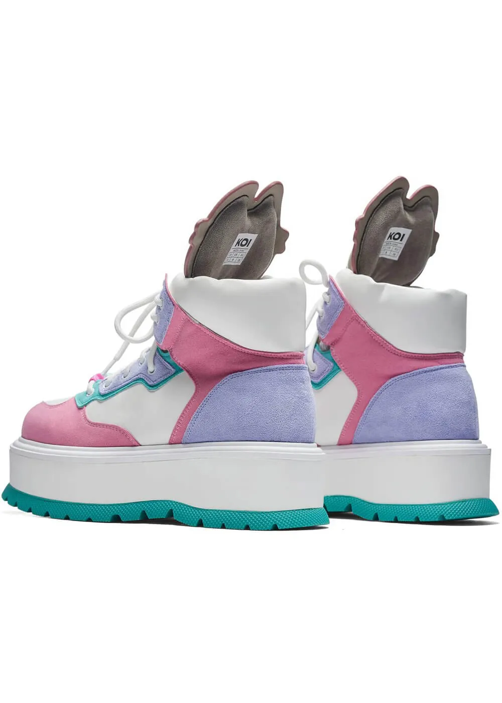 Koi Pusheen Cuddles Platform Boots, Pastel