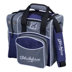 KR Flexx Single Tote Bowling Bag Grey/Navy