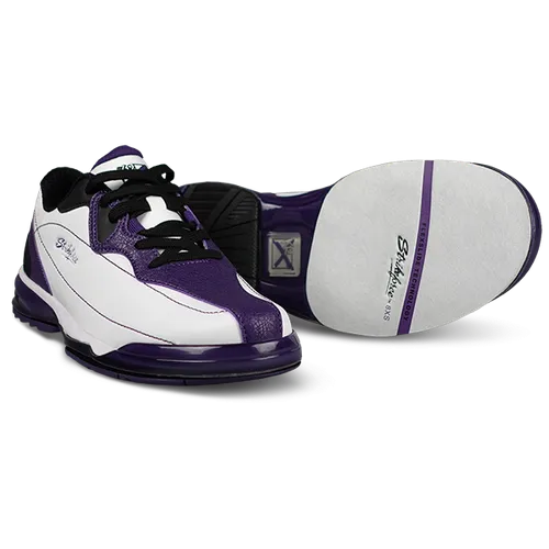 KR Strikeforce Women's Bowling Shoes-Dream White/Purple High Performance, Right Handed