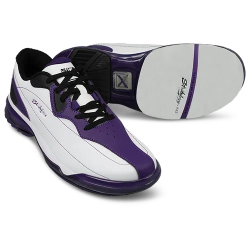 KR Strikeforce Women's Bowling Shoes-Dream White/Purple High Performance, Right Handed