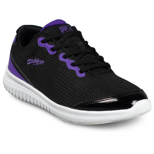 KR Women's Bowling Shoes - Glitz Black/Purple