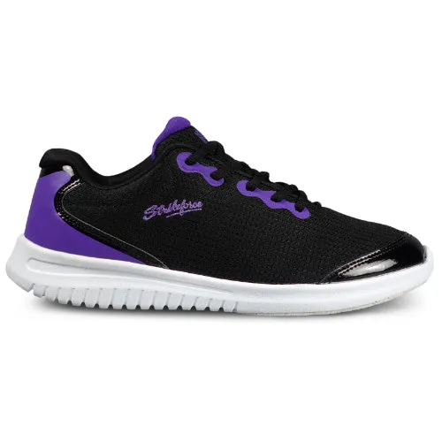 KR Women's Bowling Shoes - Glitz Black/Purple