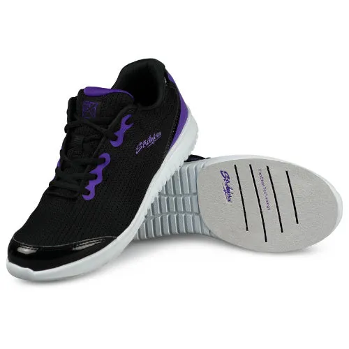 KR Women's Bowling Shoes - Glitz Black/Purple