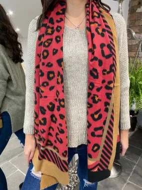 Leopard Print Scarf