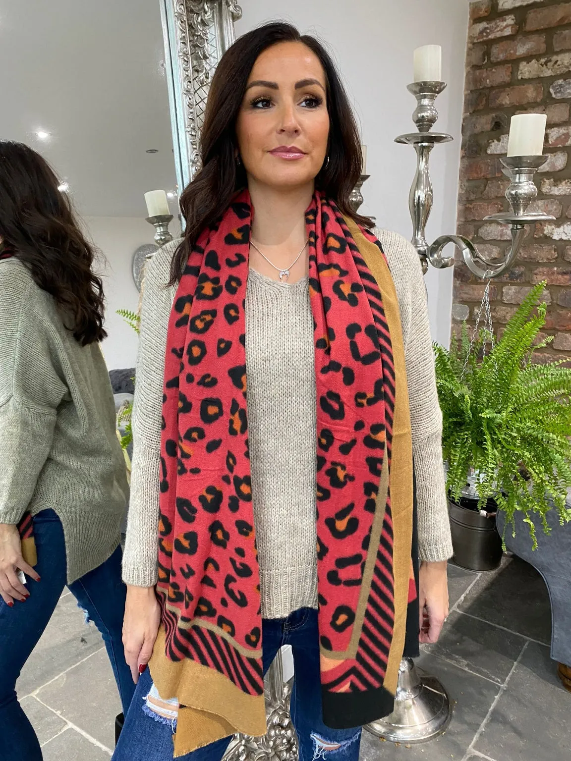 Leopard Print Scarf