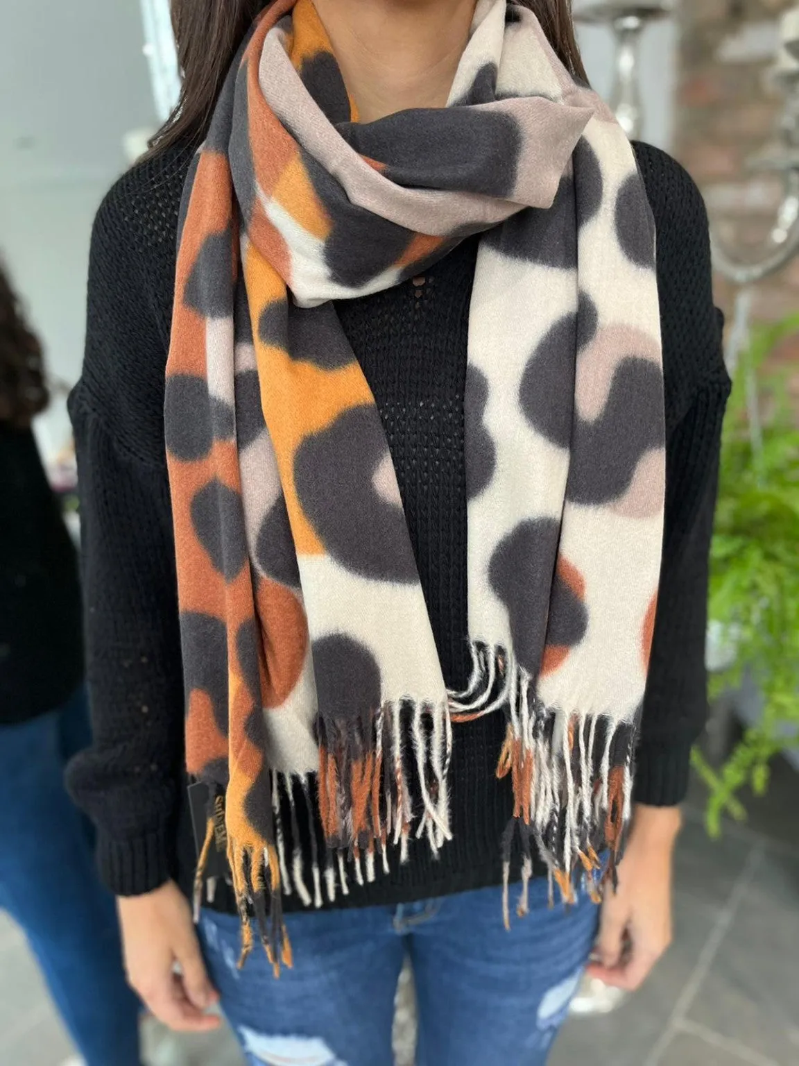 Leopard Print Scarf