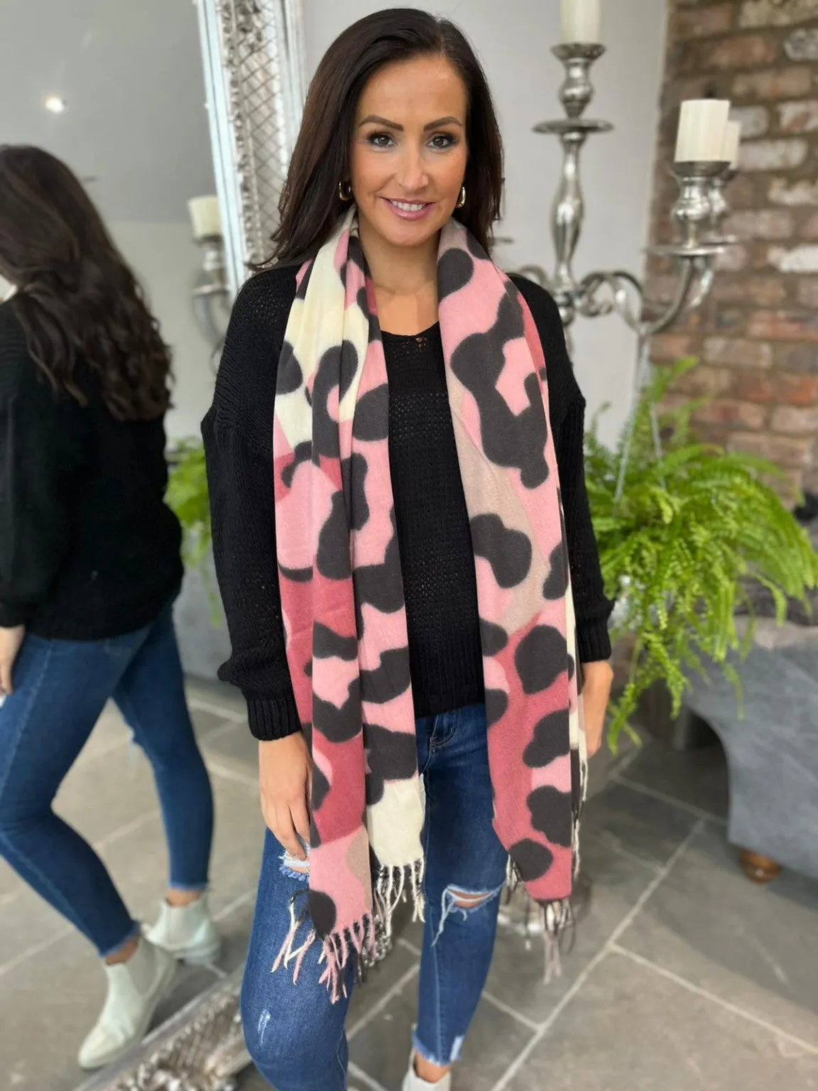 Leopard Print Scarf