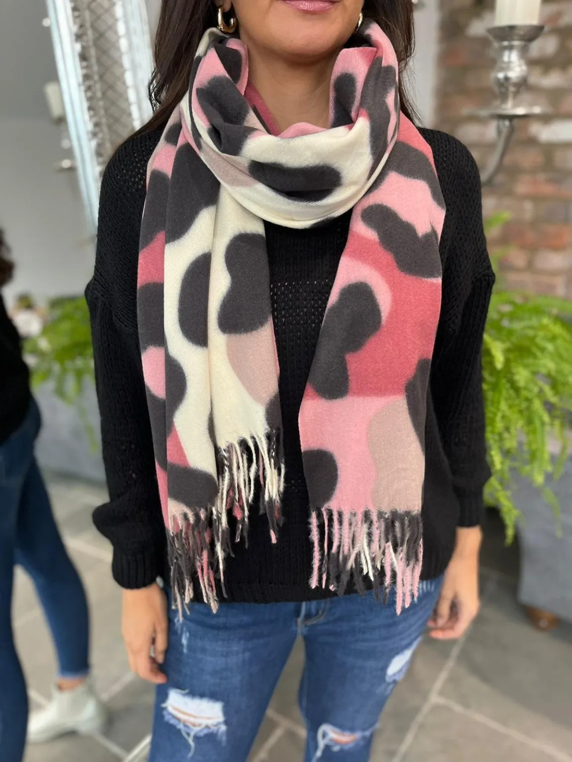 Leopard Print Scarf