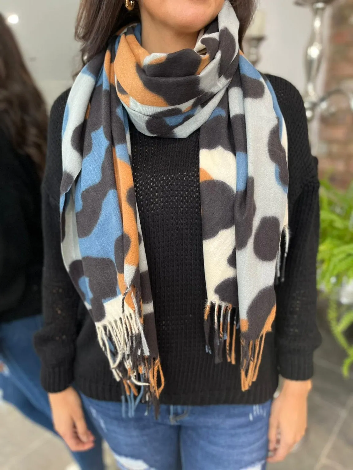 Leopard Print Scarf