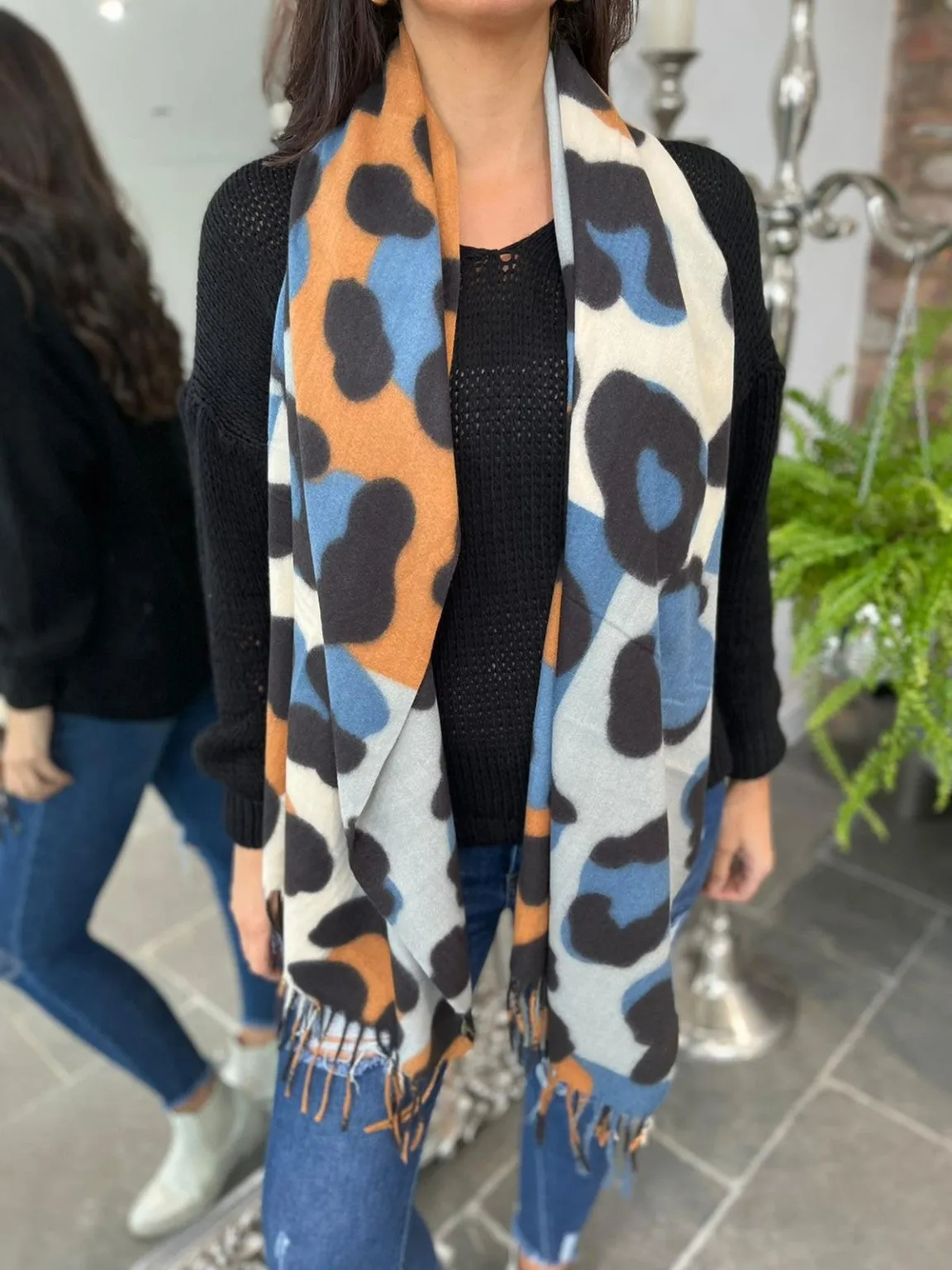 Leopard Print Scarf