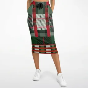 Long Pocket Skirt Scots Eco-Poly