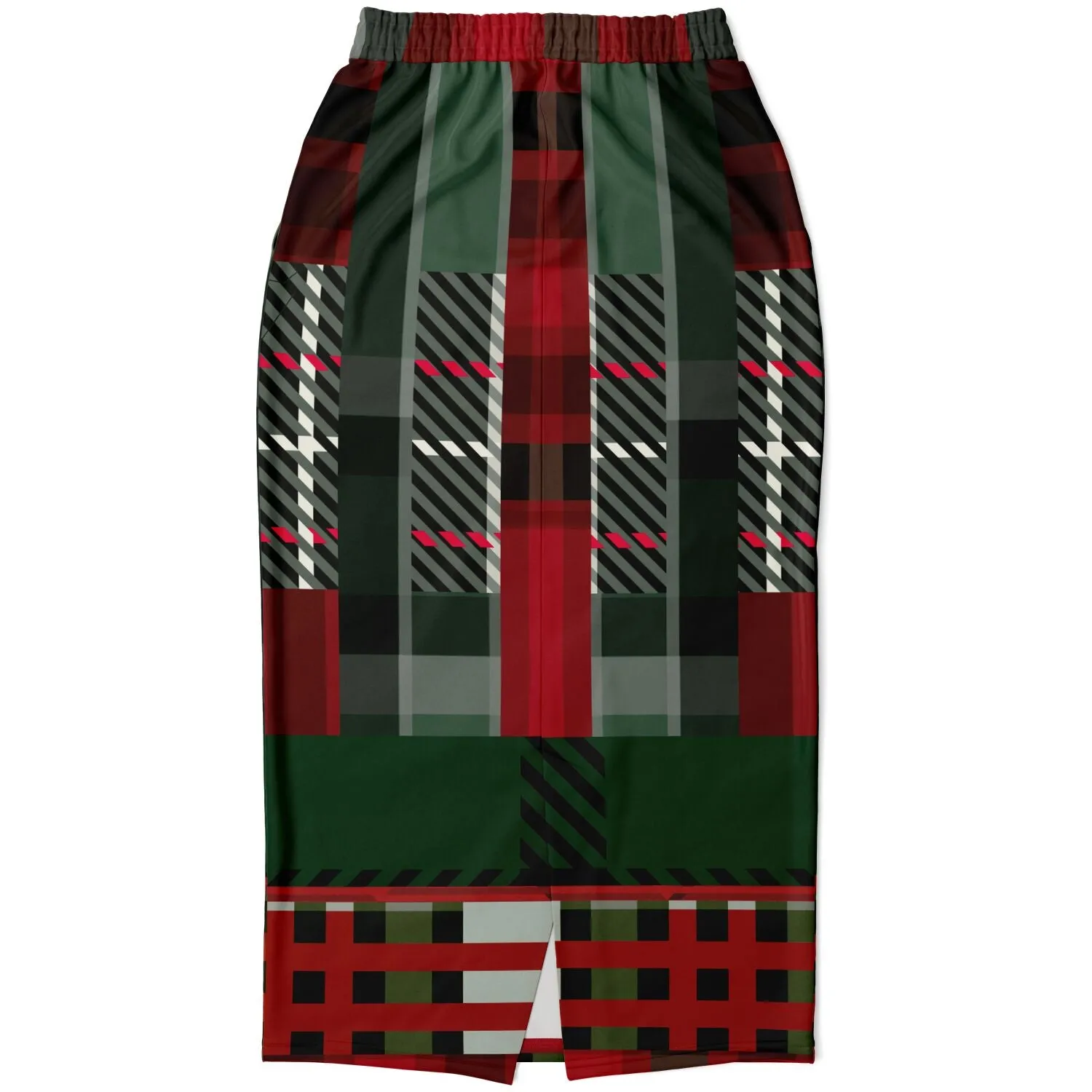 Long Pocket Skirt Scots Eco-Poly