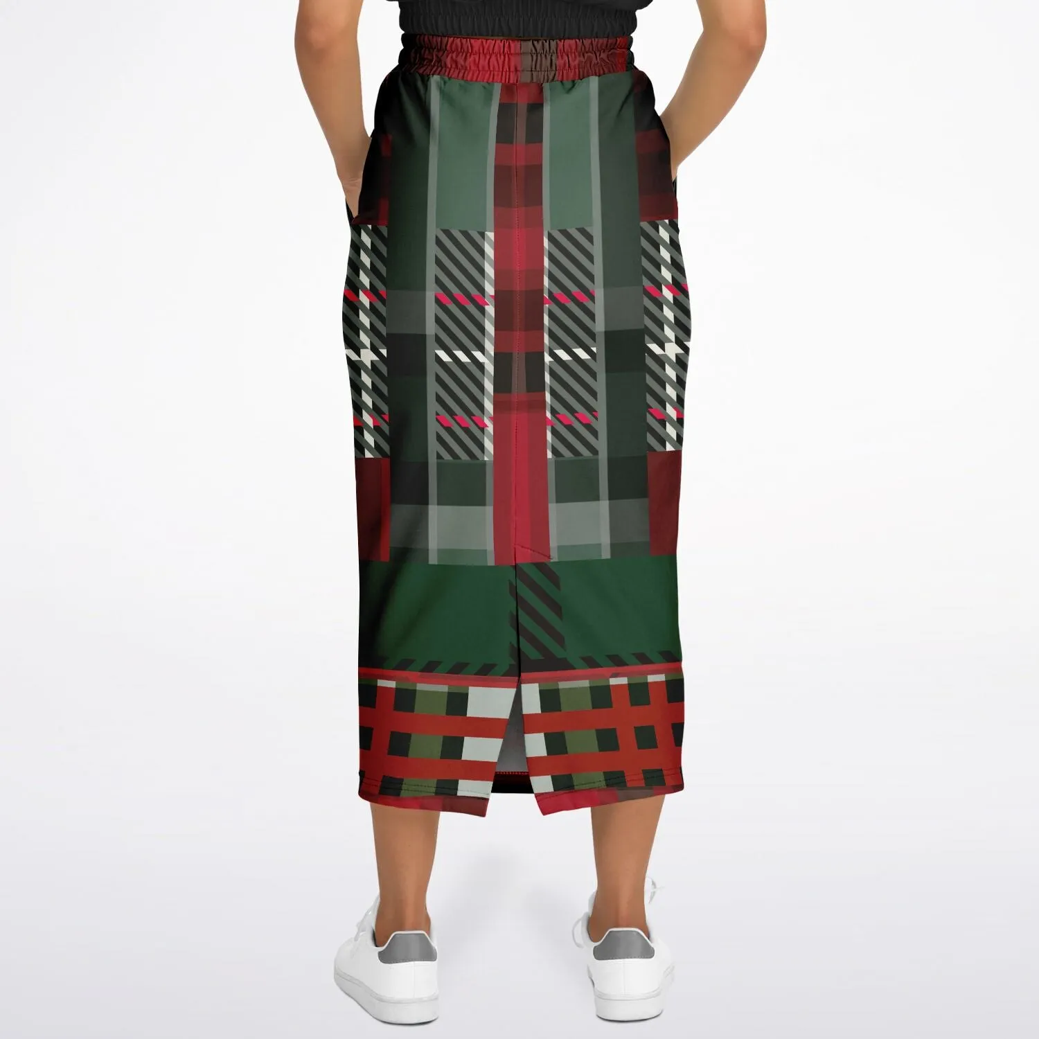 Long Pocket Skirt Scots Eco-Poly