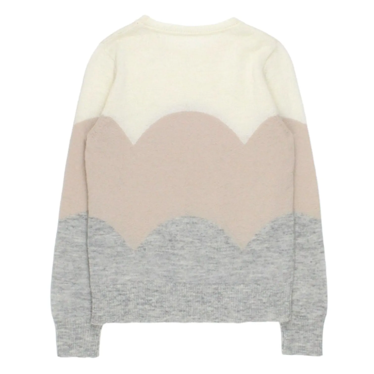 L'Orla Cream/Fawn/Grey Mohair Mix Sweater