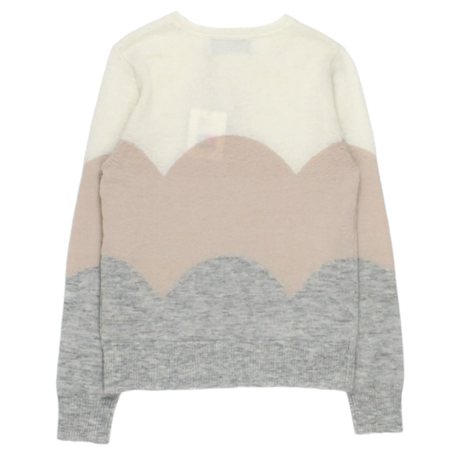 L'Orla Cream/Grey Mohair Sweater