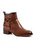 Lunar Solana Tan Ankle Boots