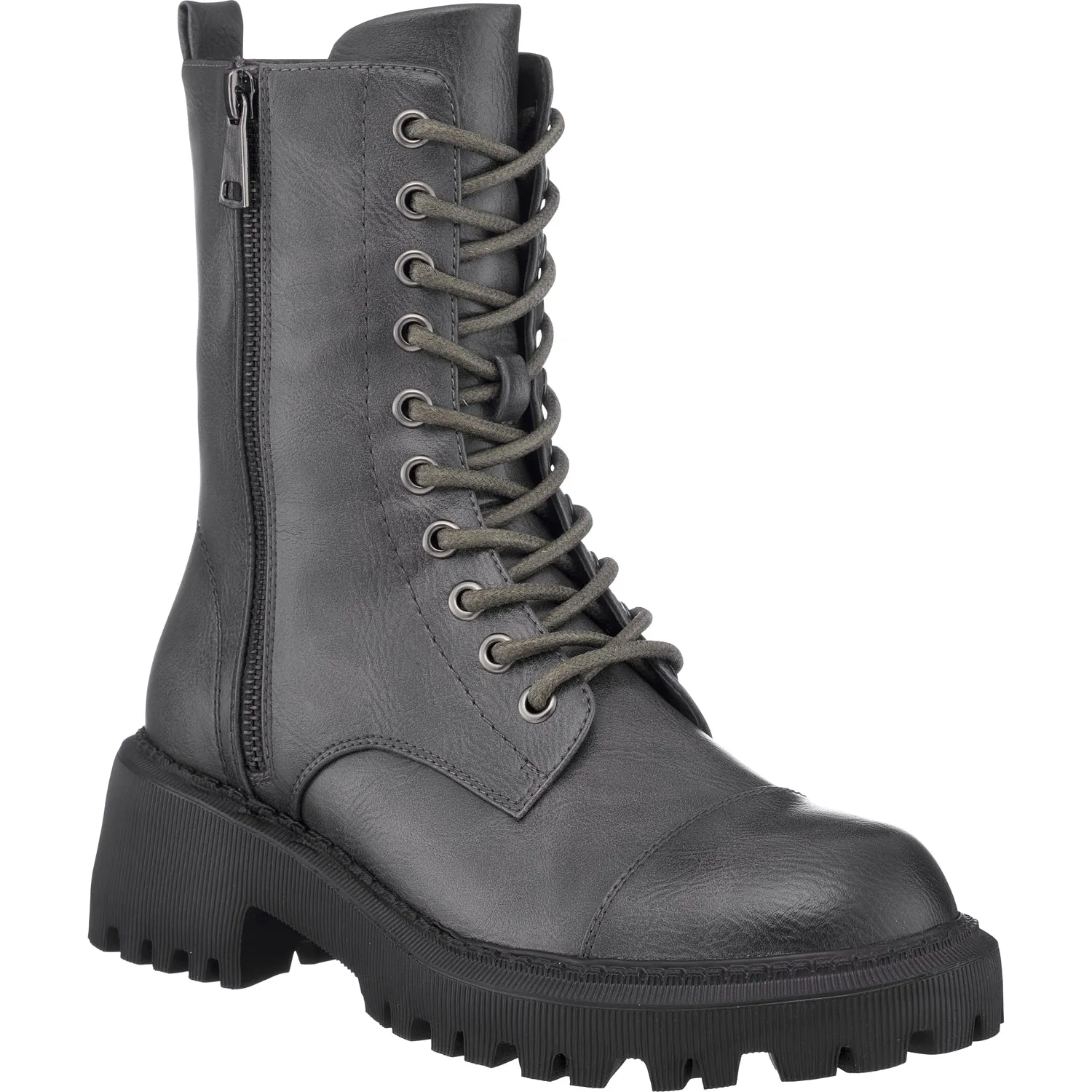 McKay Black Lace-Up Boots