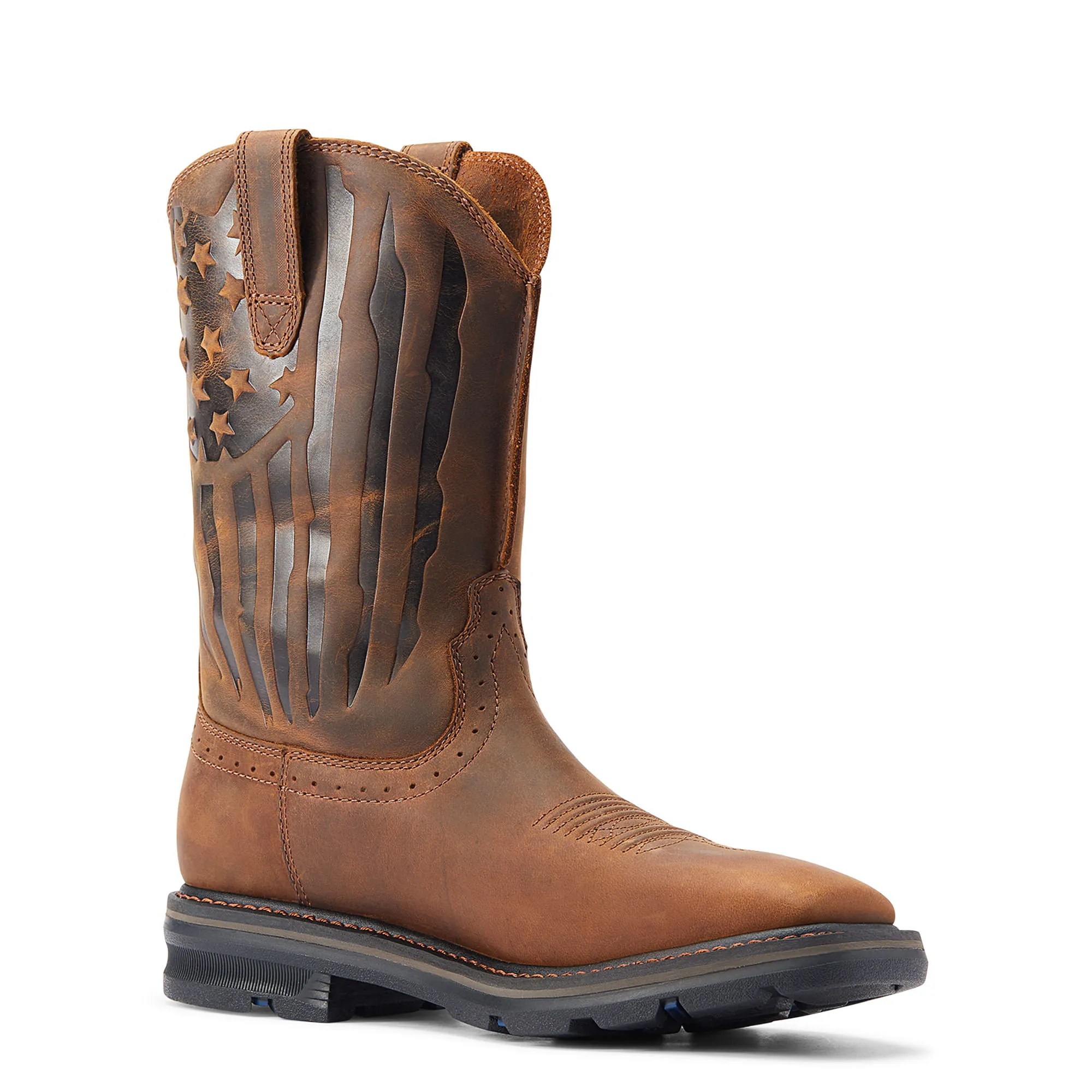 Mens Ariat Sierra Shock Patriot Work Boots.