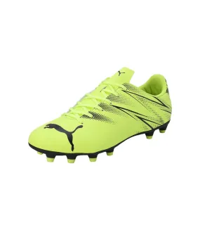 Mens attacanto fg/ag football boots yellow/black Puma