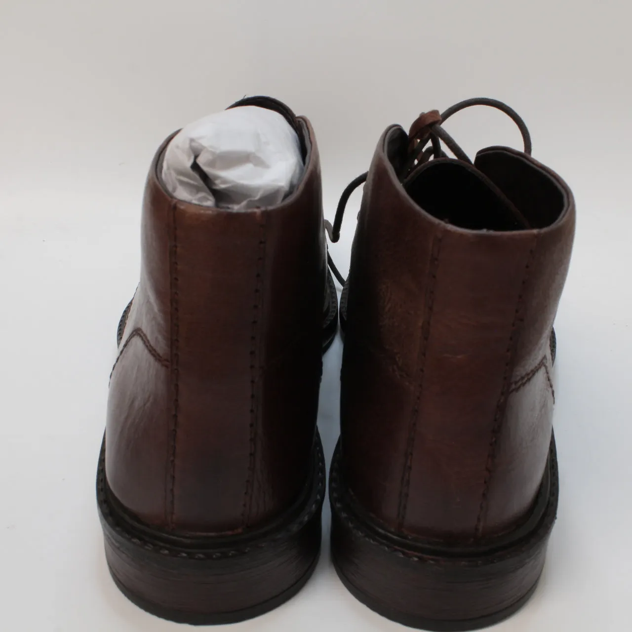 Mens Burlington Chukka Boots Brown Leather