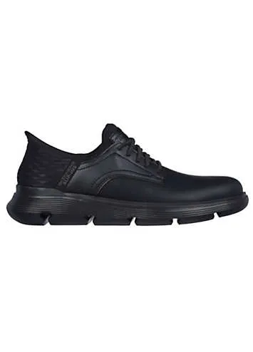 Mens Garza Plain Toe Bungee Lace Slip-Ins Shoes by Skechers | Look Again